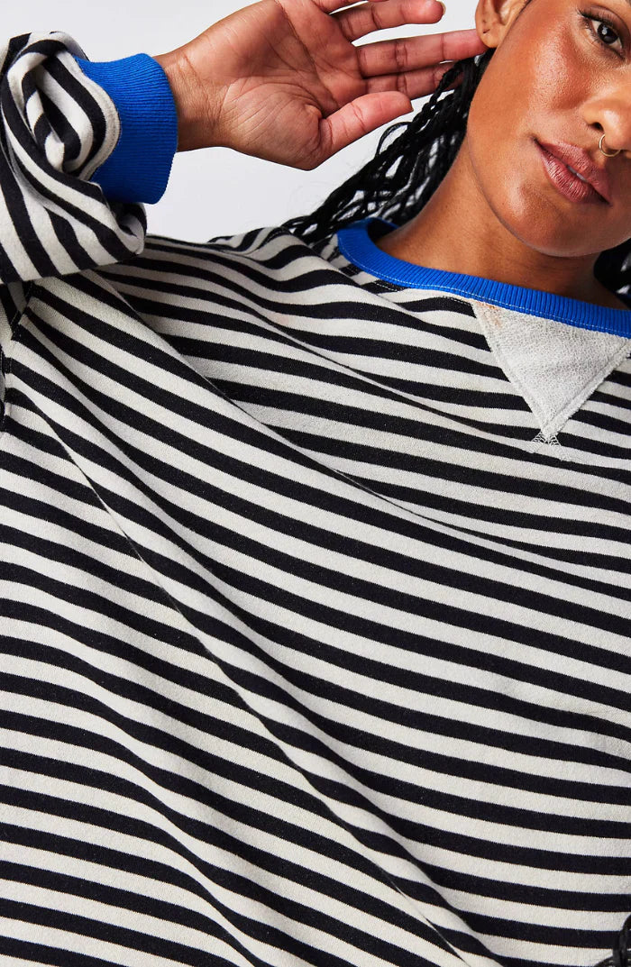 MAGLIONE OVERSIZE A RIGHE