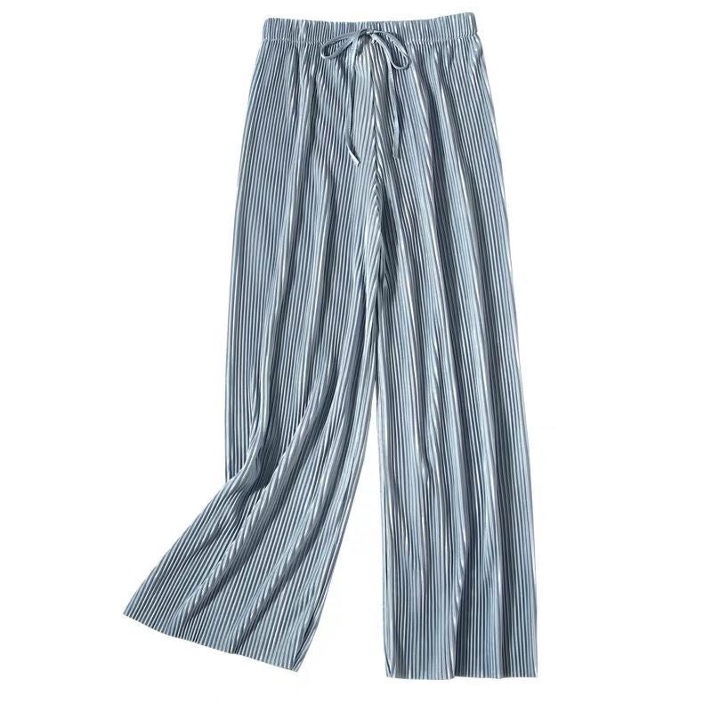 VITTORIA COMO | PANTALONI PLISSETTATI A GAMBA LARGA DA DONNA
