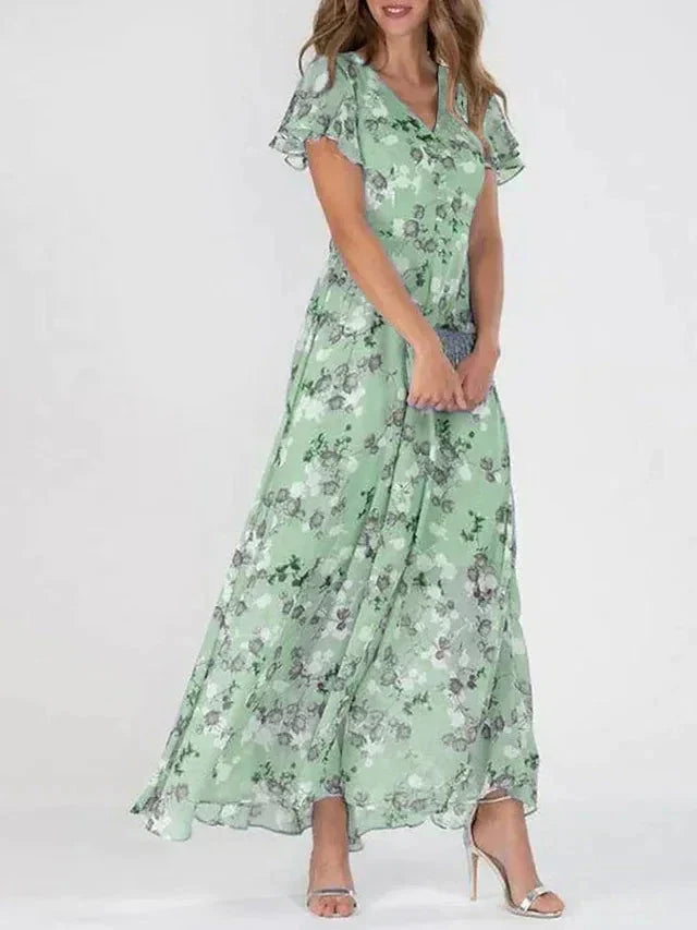 Jasmijn – Abito midi floreale