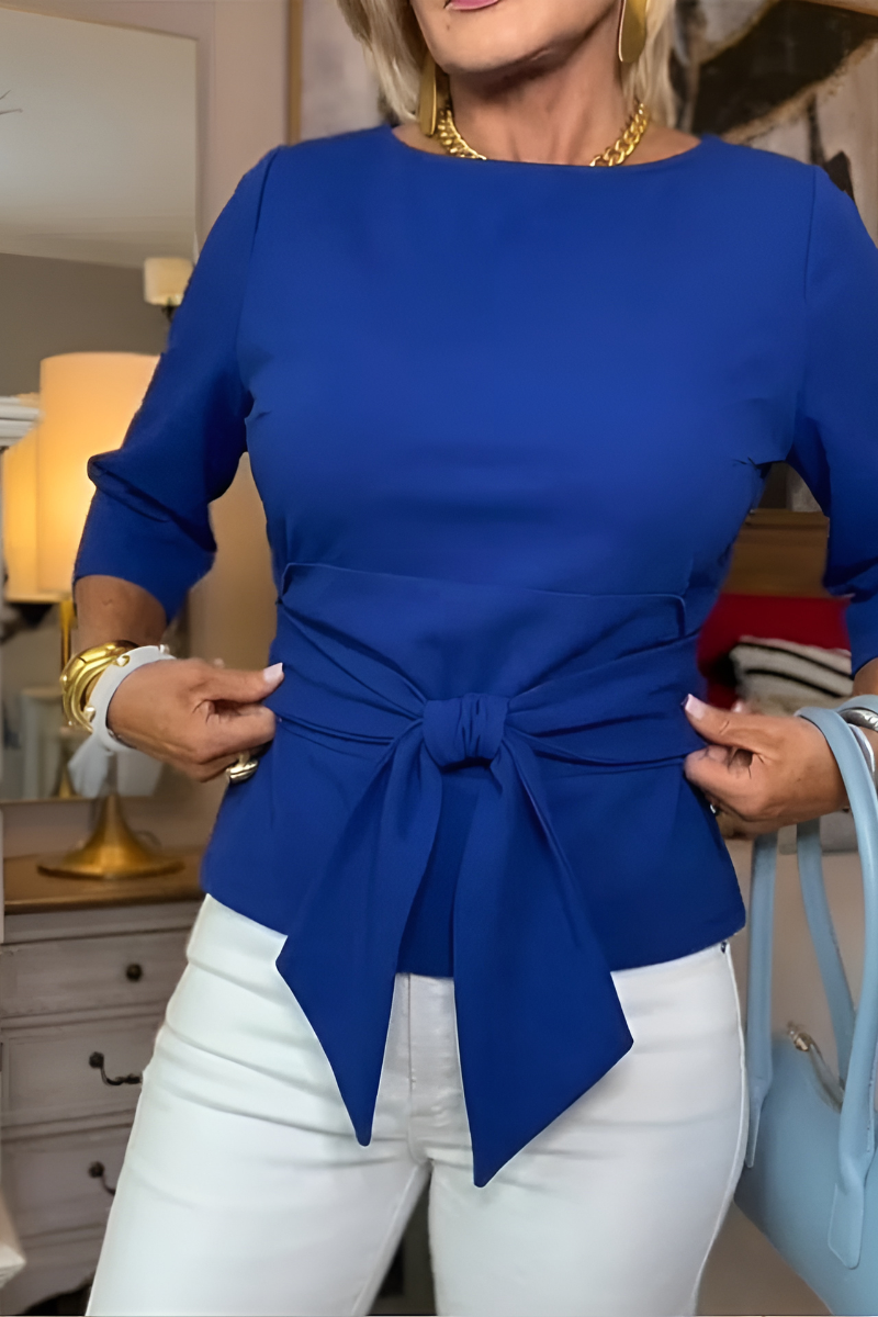 VITTORIA COMO | BLUSA CHIC MINIMALISTA DA DONNA