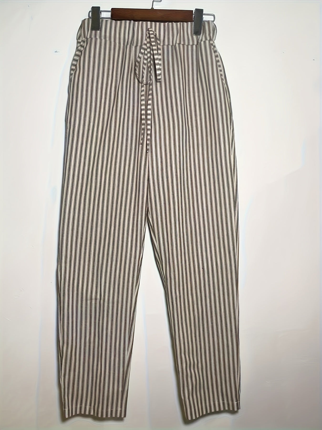 VITTORIA COMO | PANTALONI LARGHI A RIGHE DA DONNA
