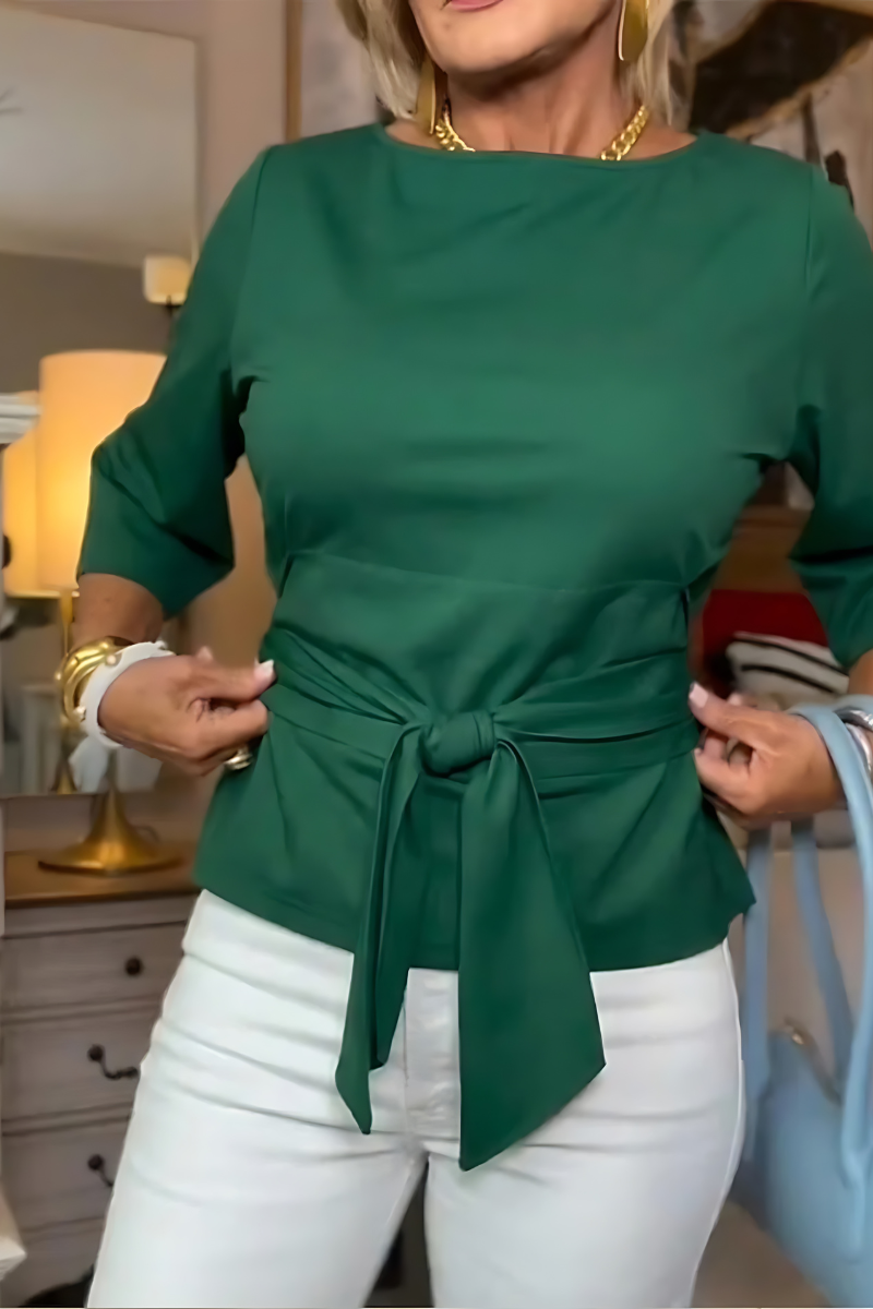 VITTORIA COMO | BLUSA CHIC MINIMALISTA DA DONNA