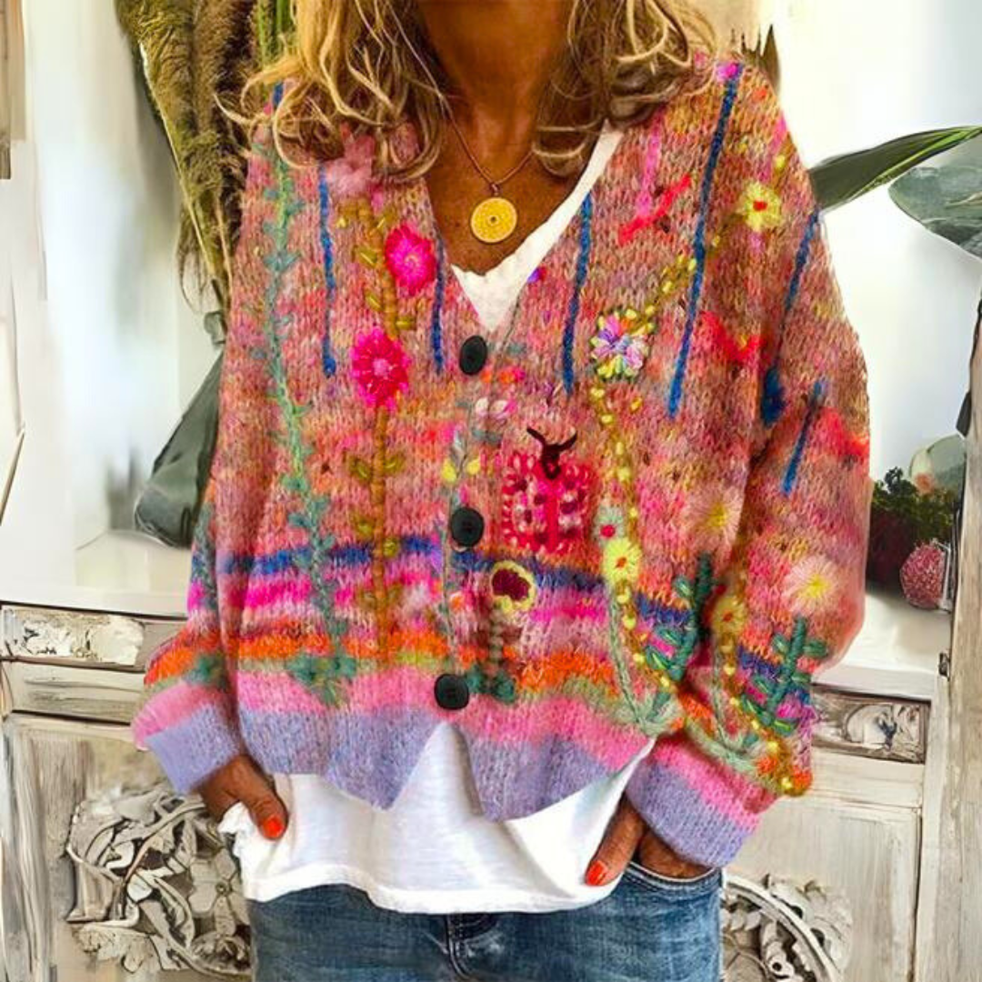 Cardigan colorato