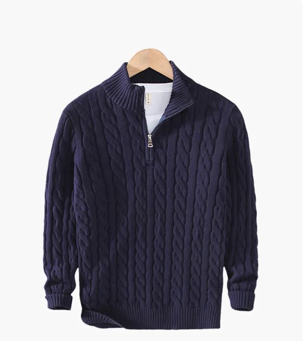 Wendell - Maglione a mezza zip Lugano
