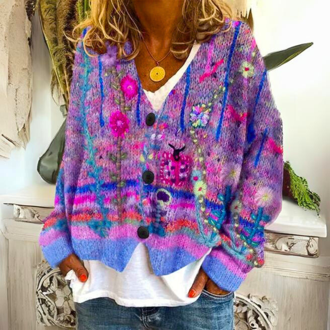 Cardigan colorato