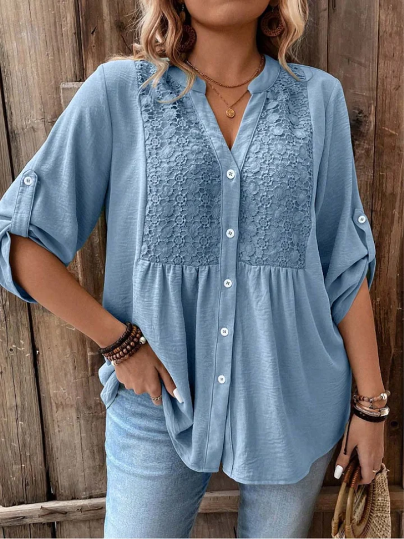 VITTORIA COMO | BLUSA CON BOTTONI DA DONNA
