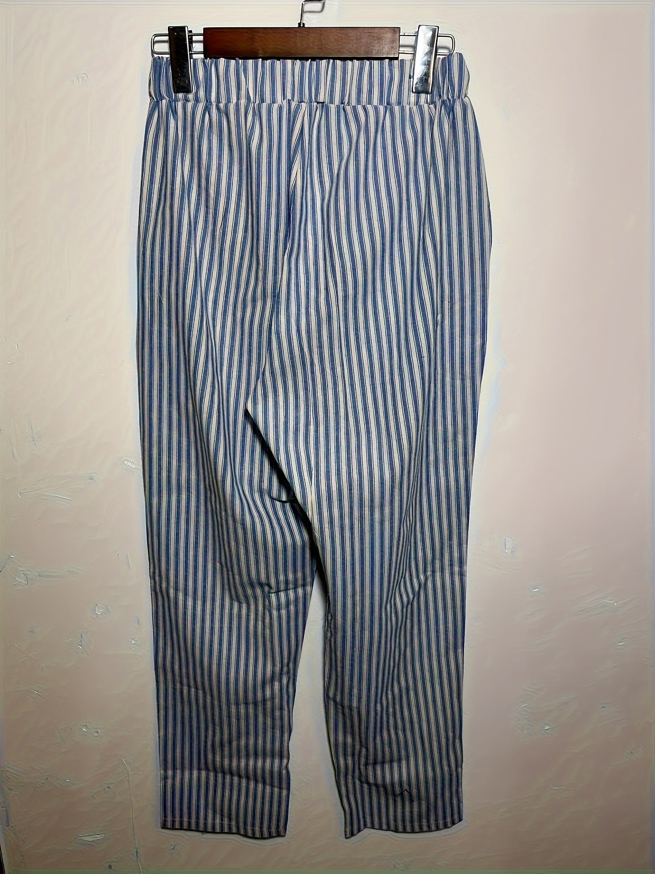 VITTORIA COMO | PANTALONI LARGHI A RIGHE DA DONNA