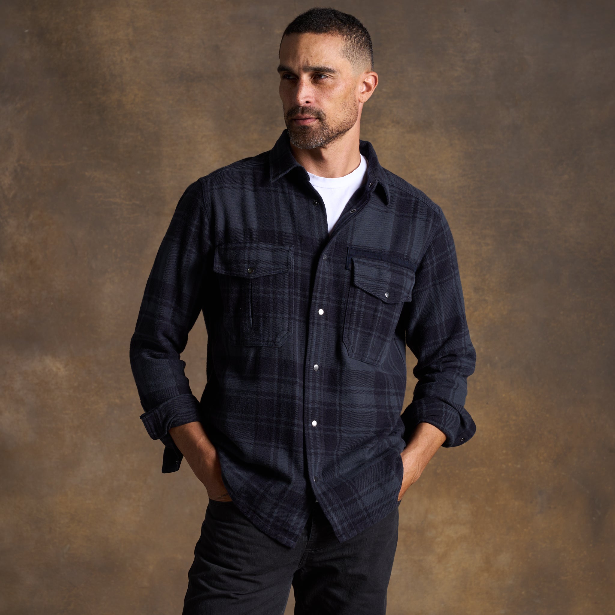 Callum – Camicia Giacca da Lavoro in Flanella Pesante