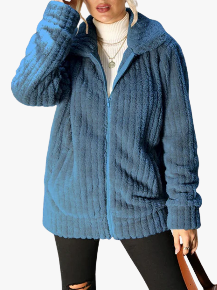 VITTORIA COMO | CAPPOTTO IN PELUCHE DA DONNA