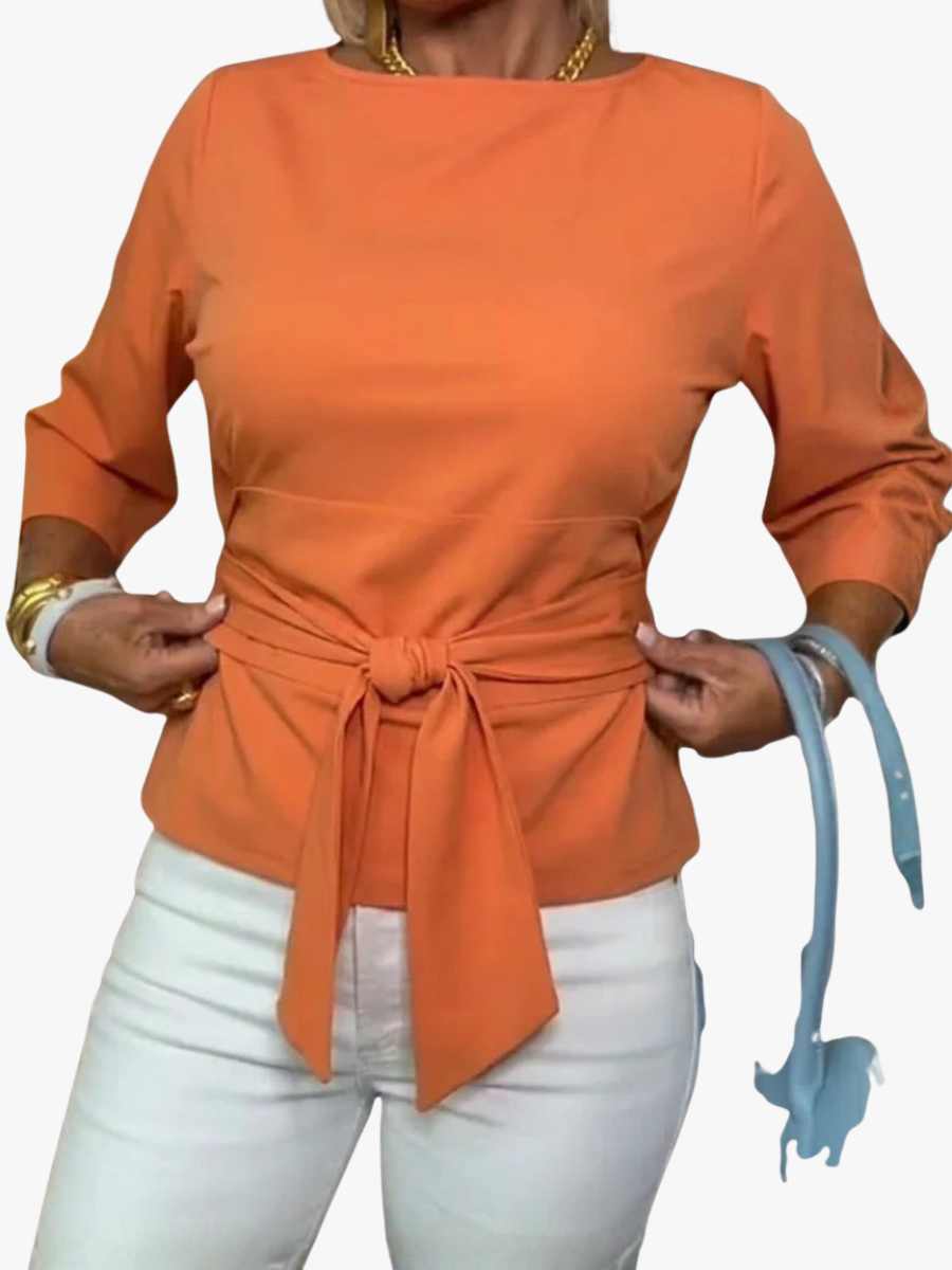 VITTORIA COMO | BLUSA CHIC MINIMALISTA DA DONNA