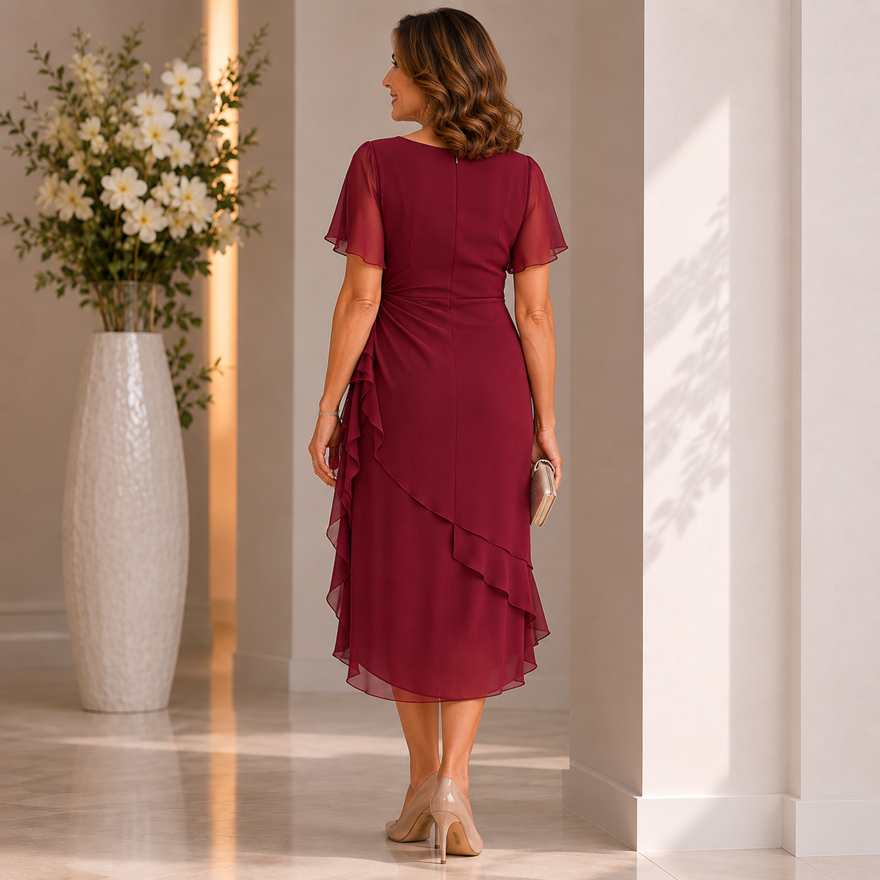 VITTORIA COMO | ABITO MIDI ELEGANTE DA DONNA