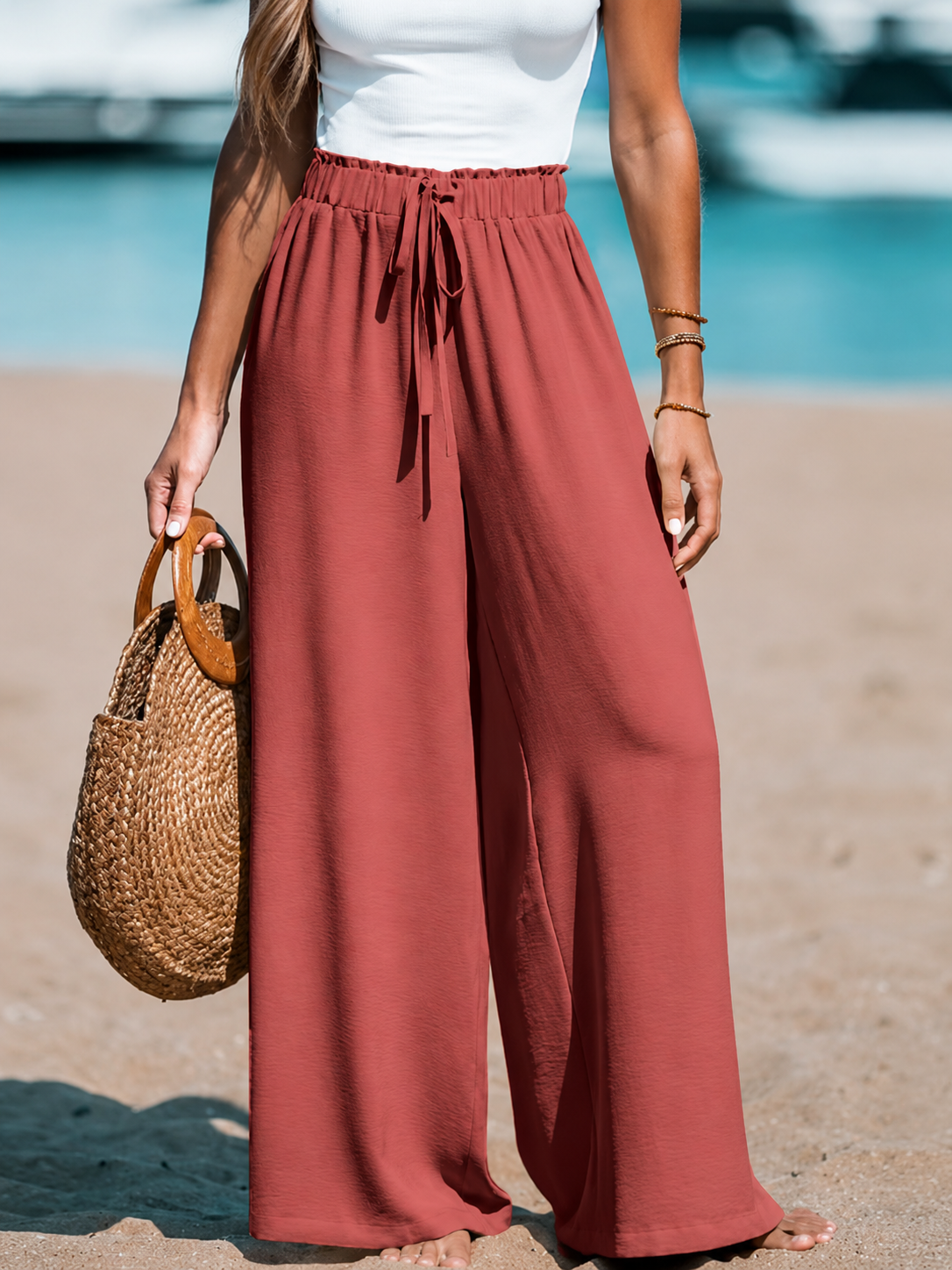 VITTORIA COMO | PANTALONI LARGHI CHIC DA DONNA