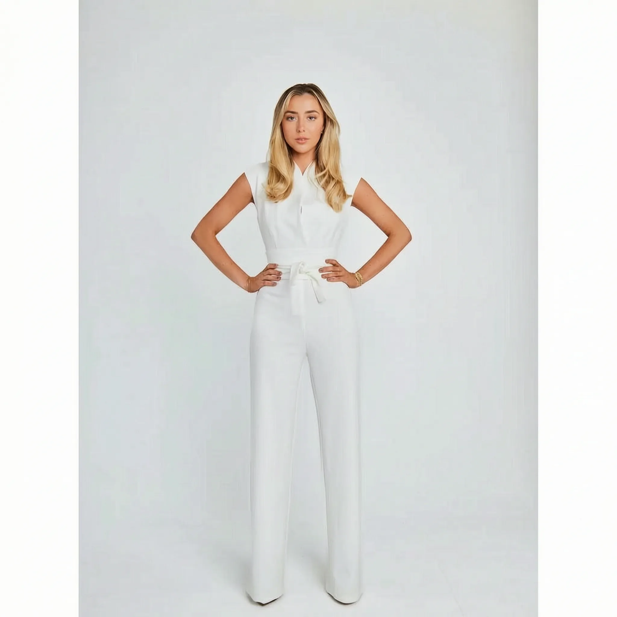 Elegancea - Tuta Intera Donna Strutturata Uscite Serali Eleganti