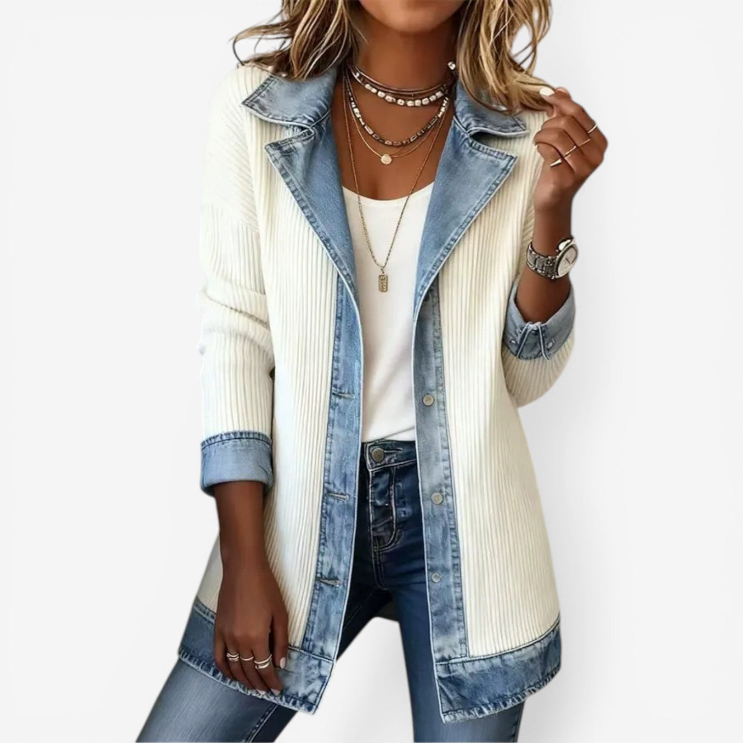 VITTORIA COMO | GIACCA IN DENIM DA DONNA