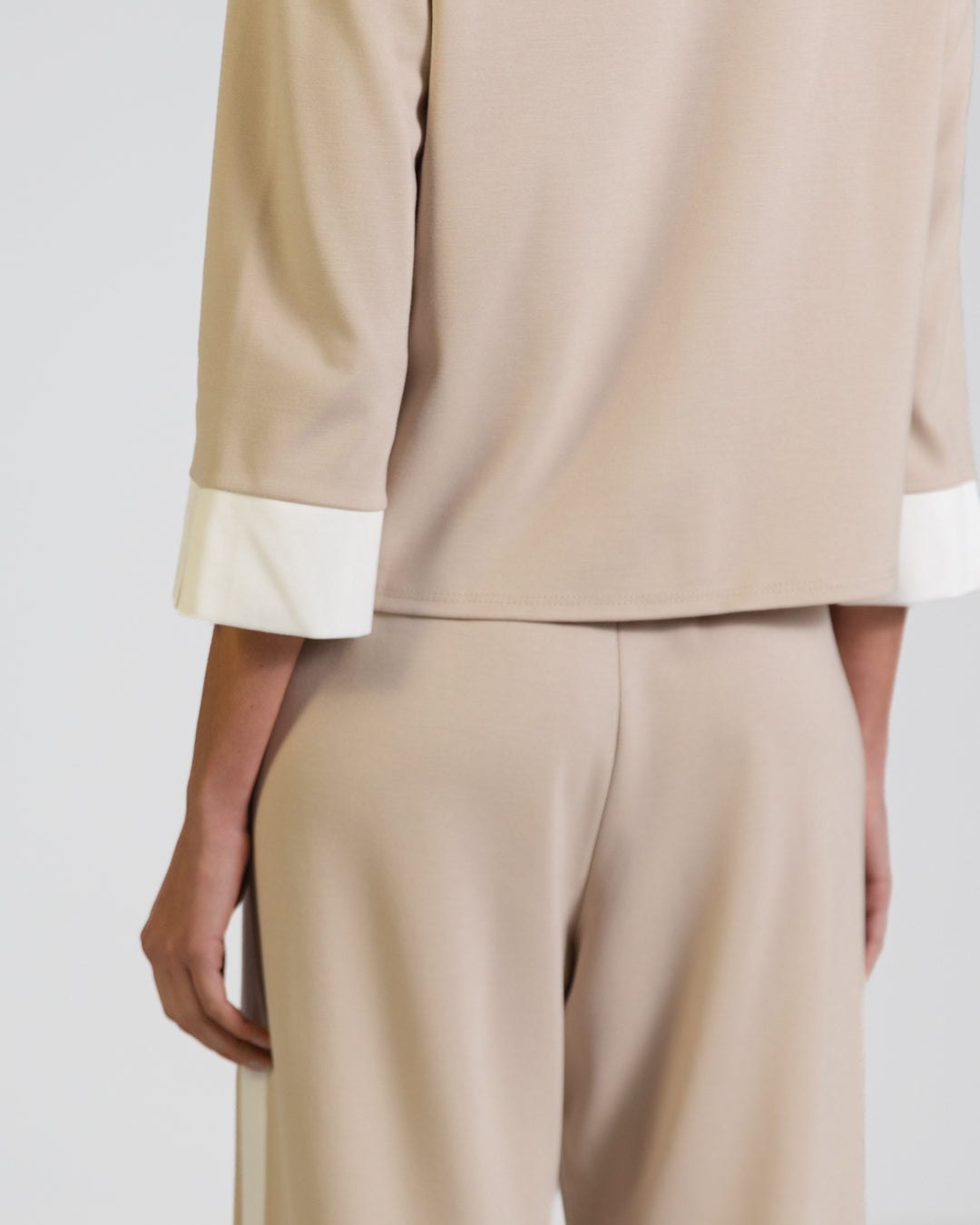 Bellamy - Top Drappeggiato Beige
