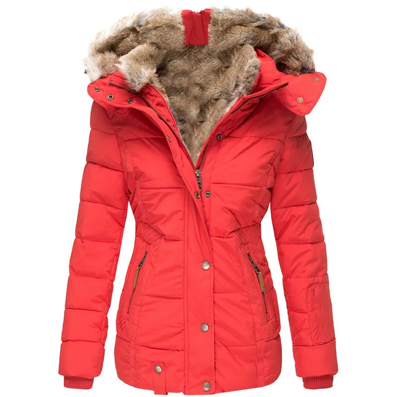 Winter coat with fur lining