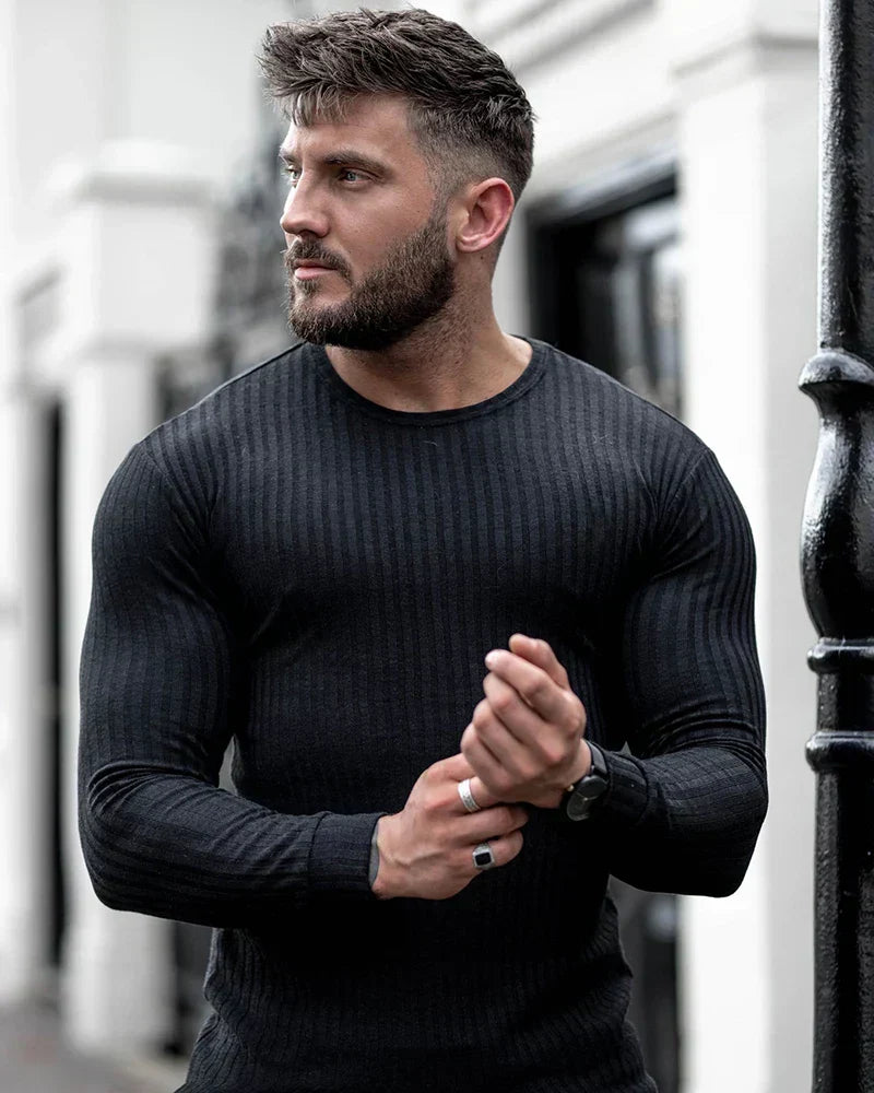 FABIO – Elegante maglione in maglia per l'uomo moderno