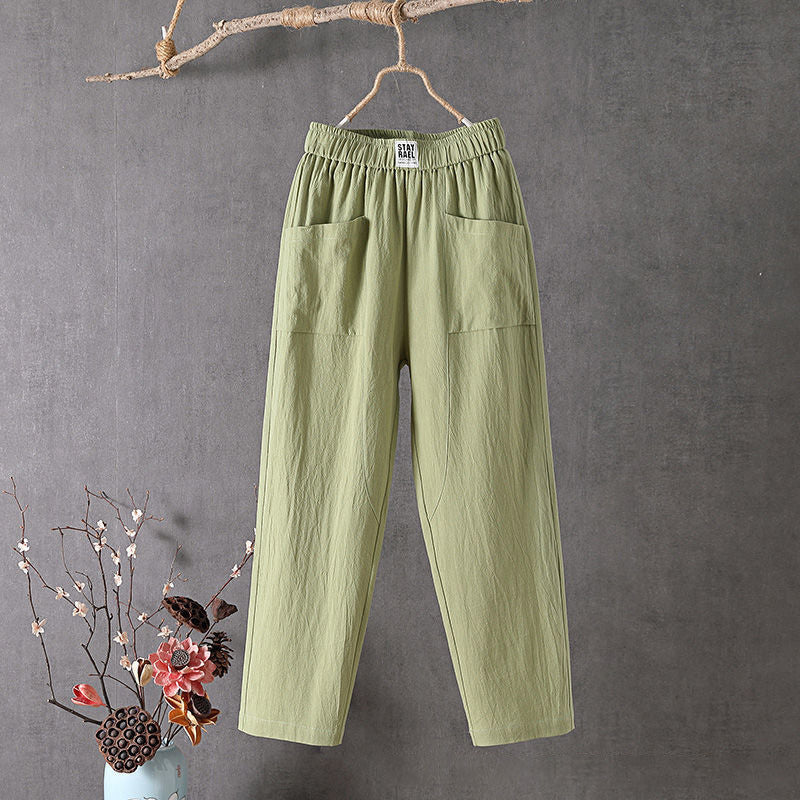 VITTORIA COMO | PANTALONI DRITTI ALLA CAVIGLIA DA DONNA