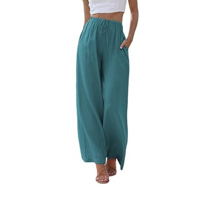 VITTORIA COMO | PANTALONI CLASSICI A GAMBA LARGA DA DONNA