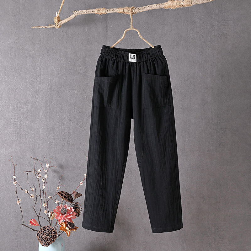 VITTORIA COMO | PANTALONI DRITTI ALLA CAVIGLIA DA DONNA