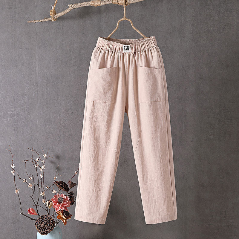 VITTORIA COMO | PANTALONI DRITTI ALLA CAVIGLIA DA DONNA