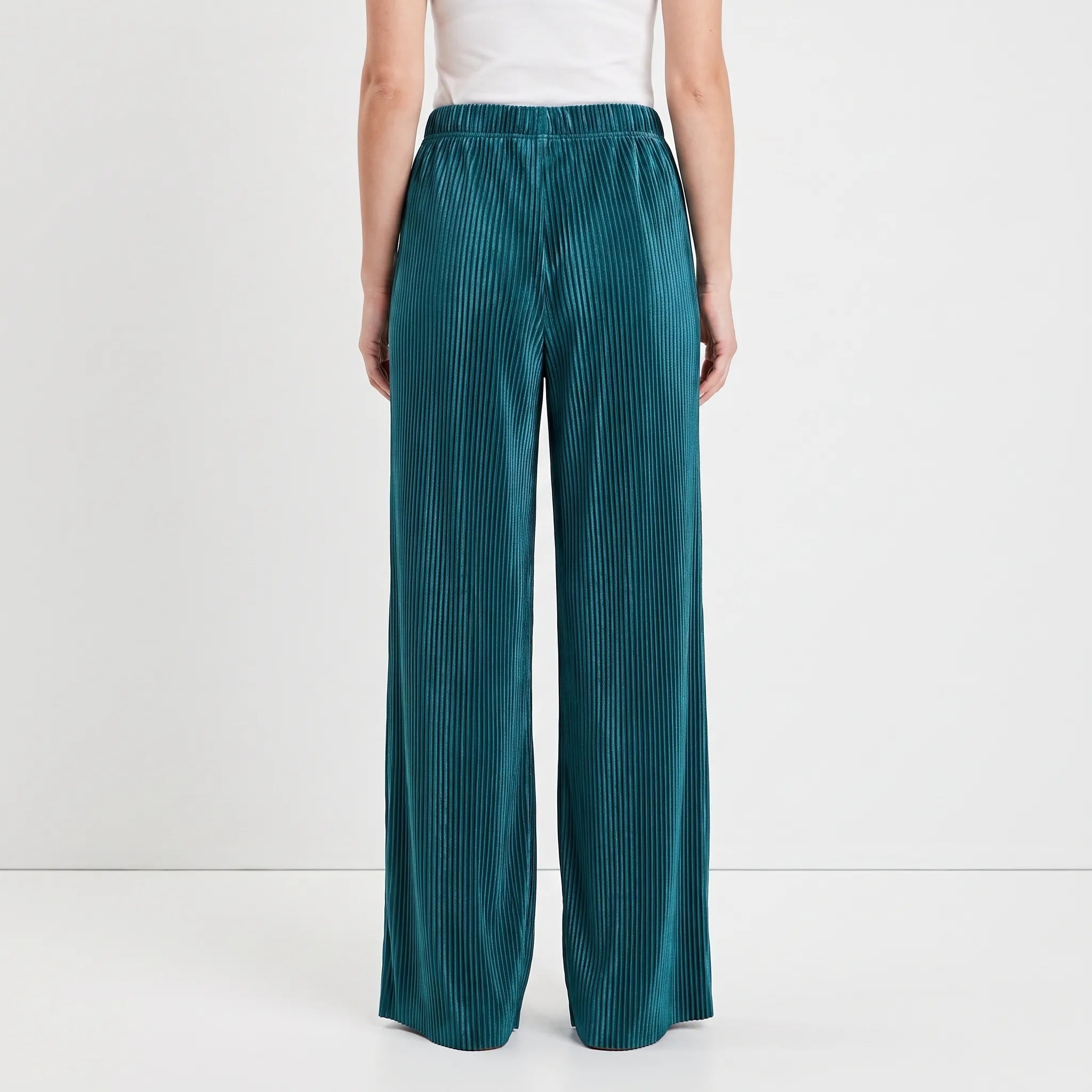Pleatura - Pantaloni Palazzo Donna Eleganti Passeggiate In Città