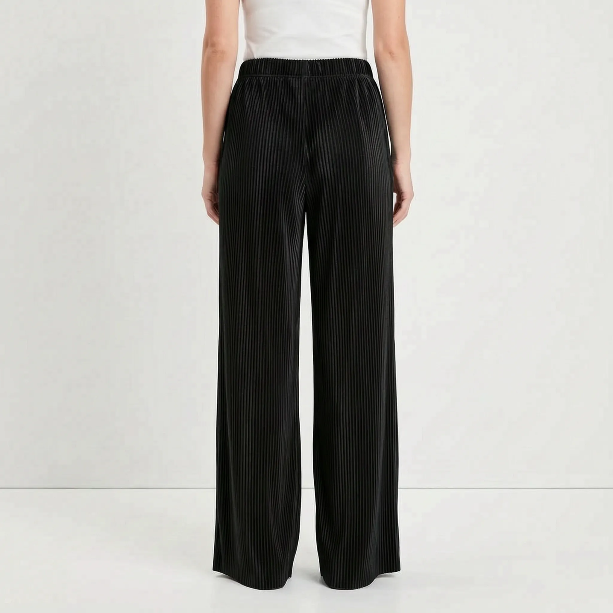 Pleatura - Pantaloni Palazzo Donna Eleganti Passeggiate In Città