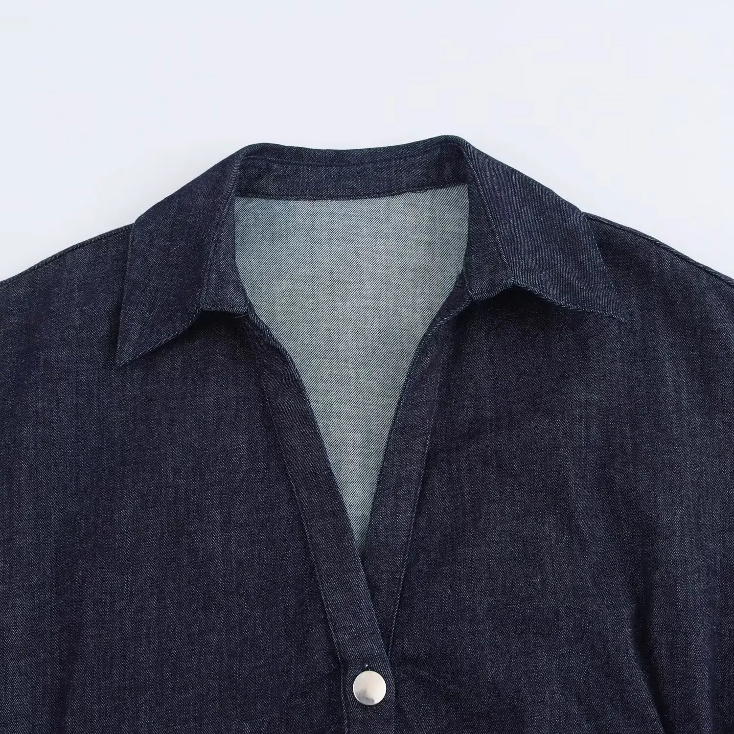 VITTORIA COMO | ABITO MIDI IN DENIM PER DONNA