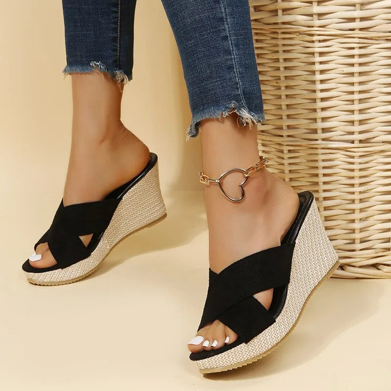 Jewel - Sandali con zeppa chic