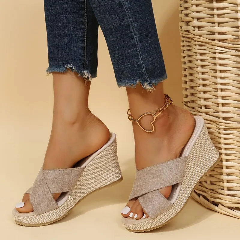 Jewel - Sandali con zeppa chic