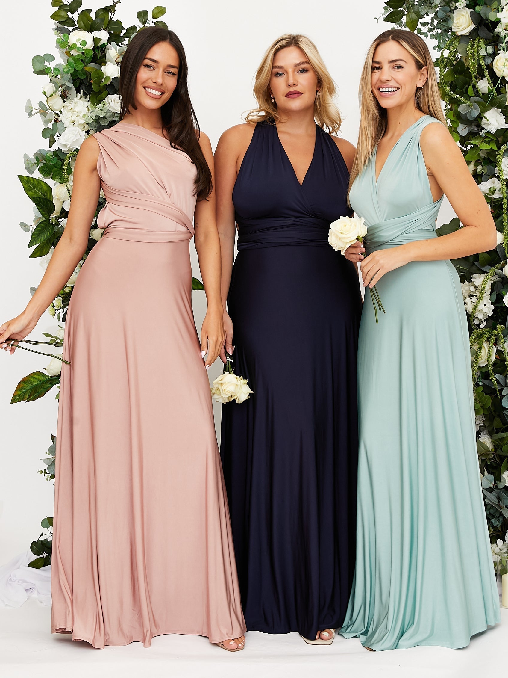 Nicole – Maxi Abito Con Incrocio Sulla Schiena