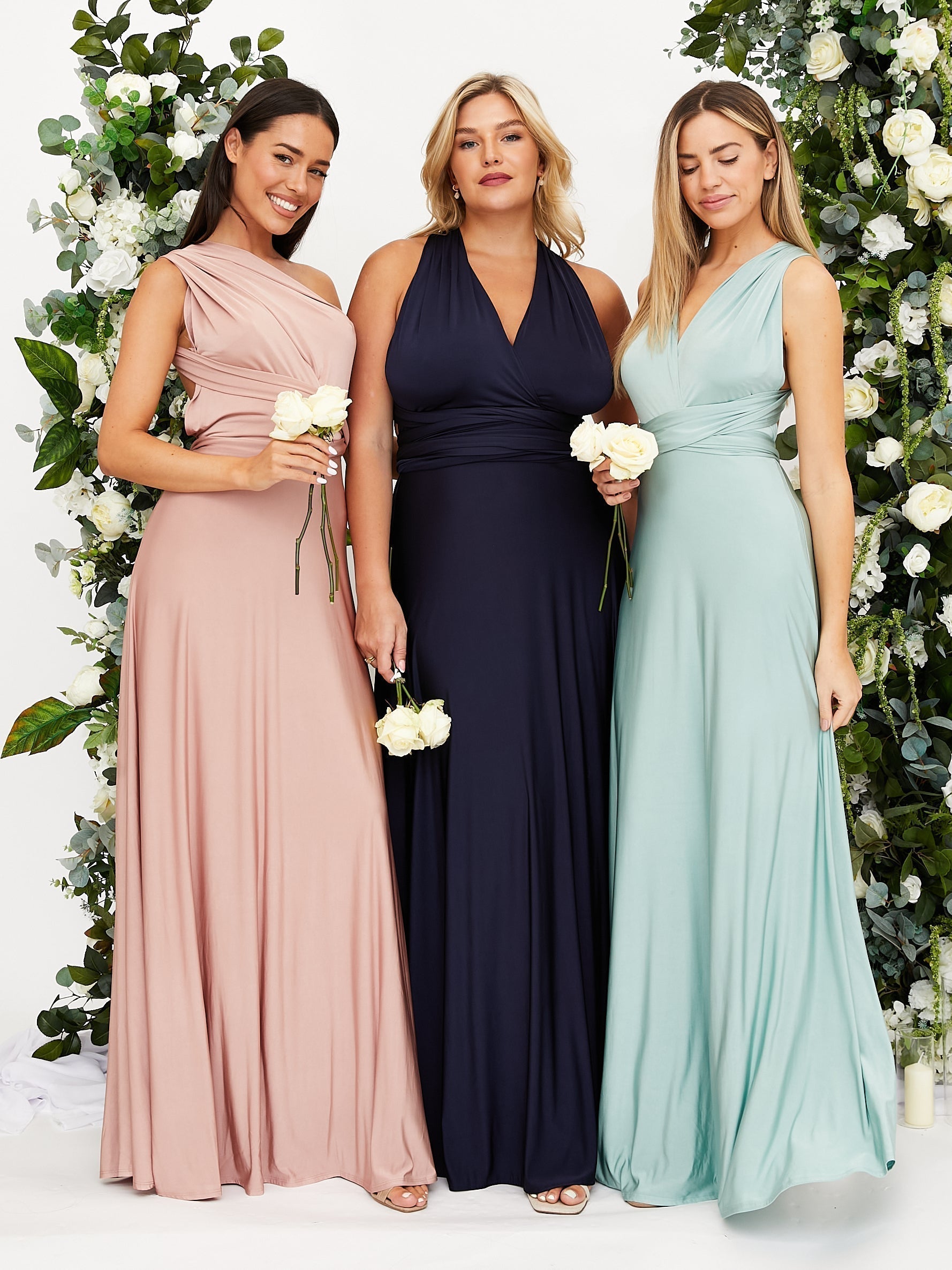 Nicole – Maxi Abito Con Incrocio Sulla Schiena