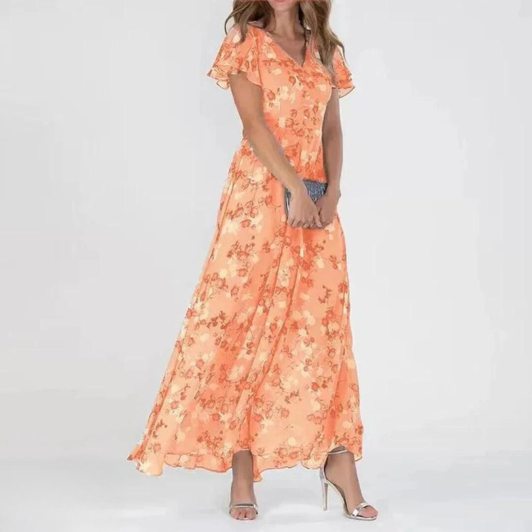 Briony – Chic V-Neck Summer Dress