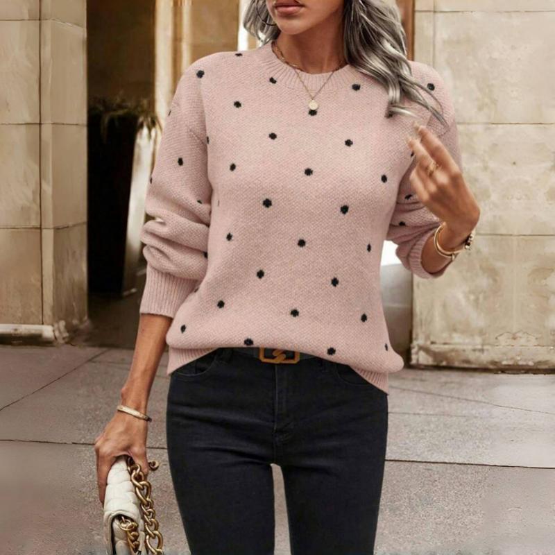 VITTORIA COMO | MAGLIONE IN MAGLIA A POIS DA DONNA