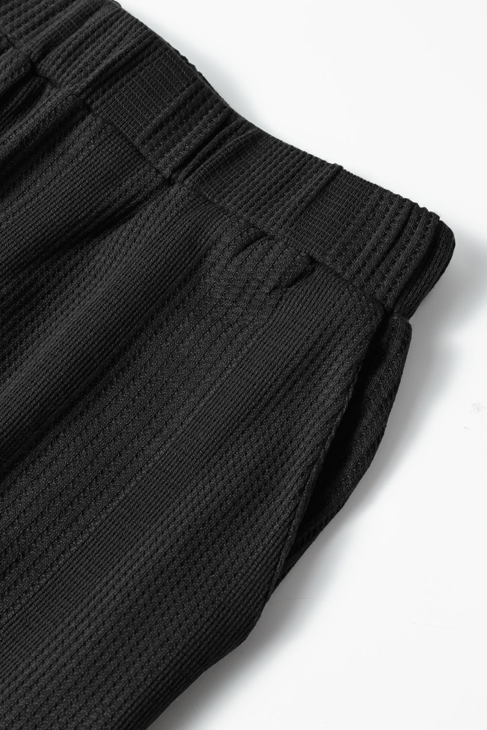 Amelia - Top a Costine con Volant e Pantaloni Blu
