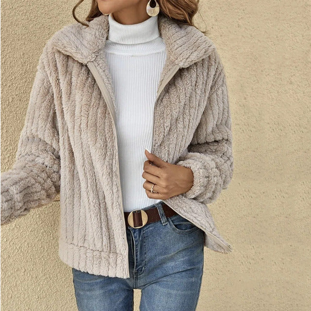 VITTORIA COMO | CAPPOTTO IN PELUCHE DA DONNA