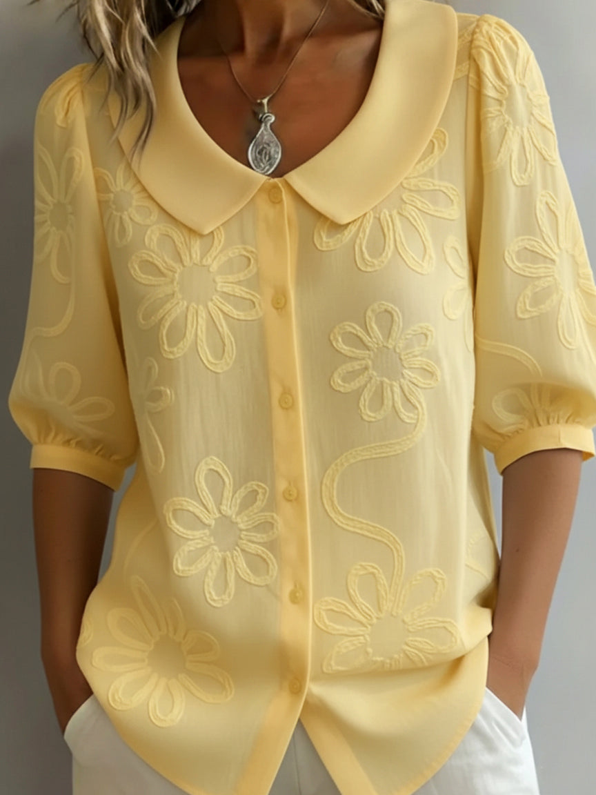 VITTORIA COMO | BLUSA ESTIVA FLOREALE DA DONNA
