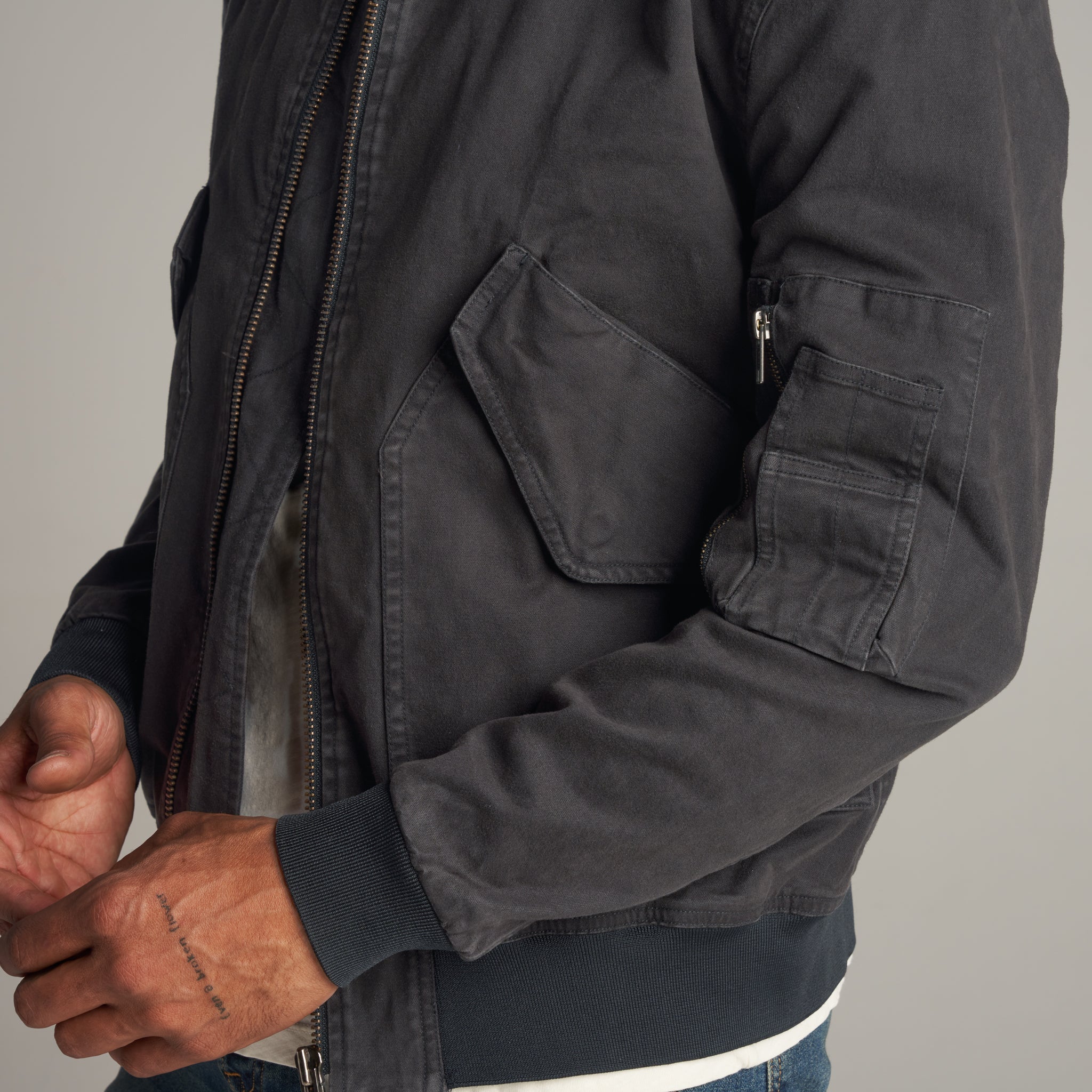 Archie – Giacca Bomber in Twill Stile Utility