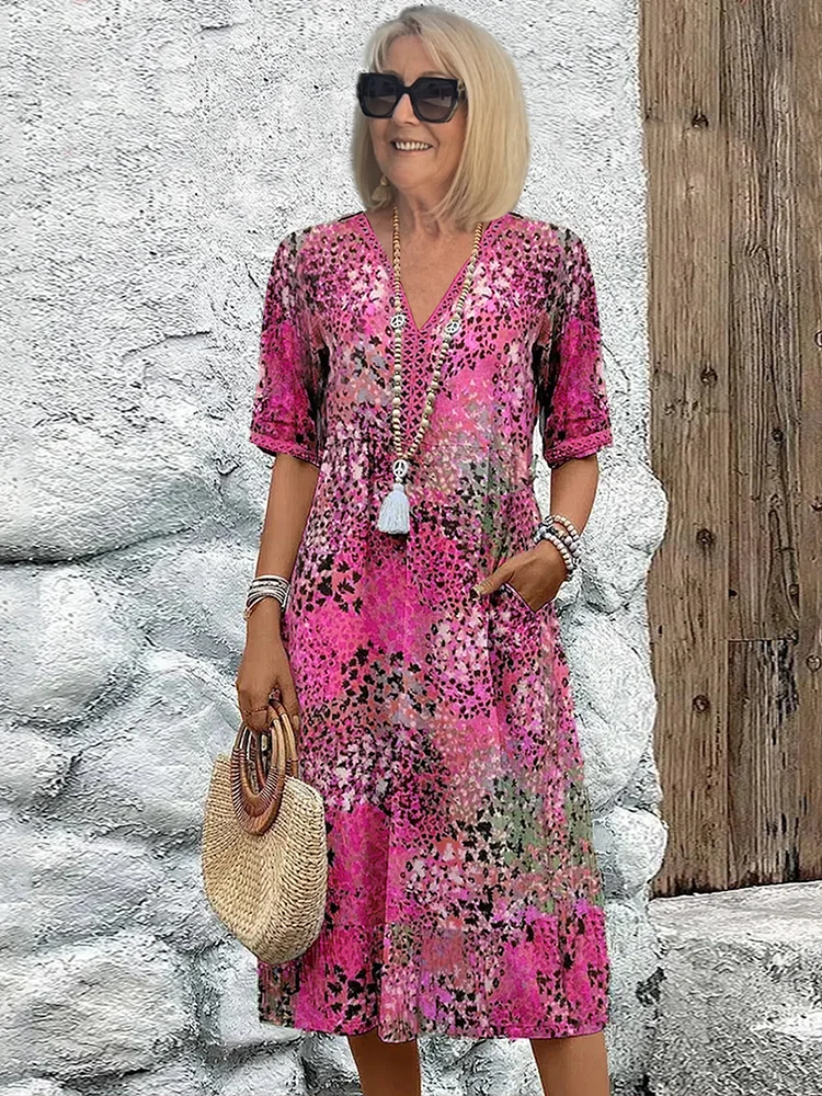 Camille | Abito vivace di media lunghezza