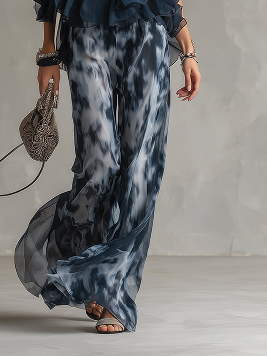 VITTORIA COMO | COMPLETO PANTALONE FLUIDO PER DONNA