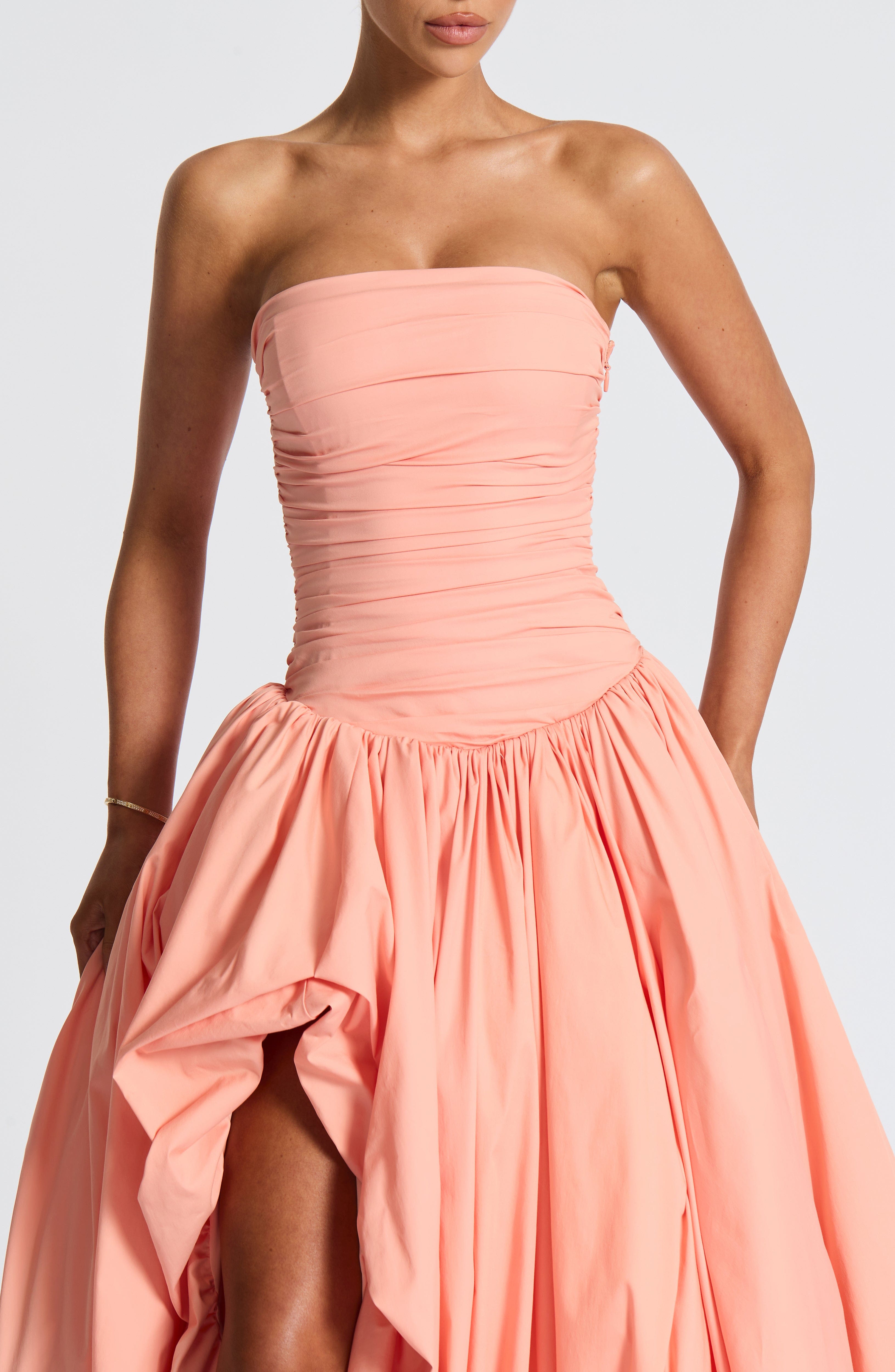 Felize – Ruched Bustle Ball Gown