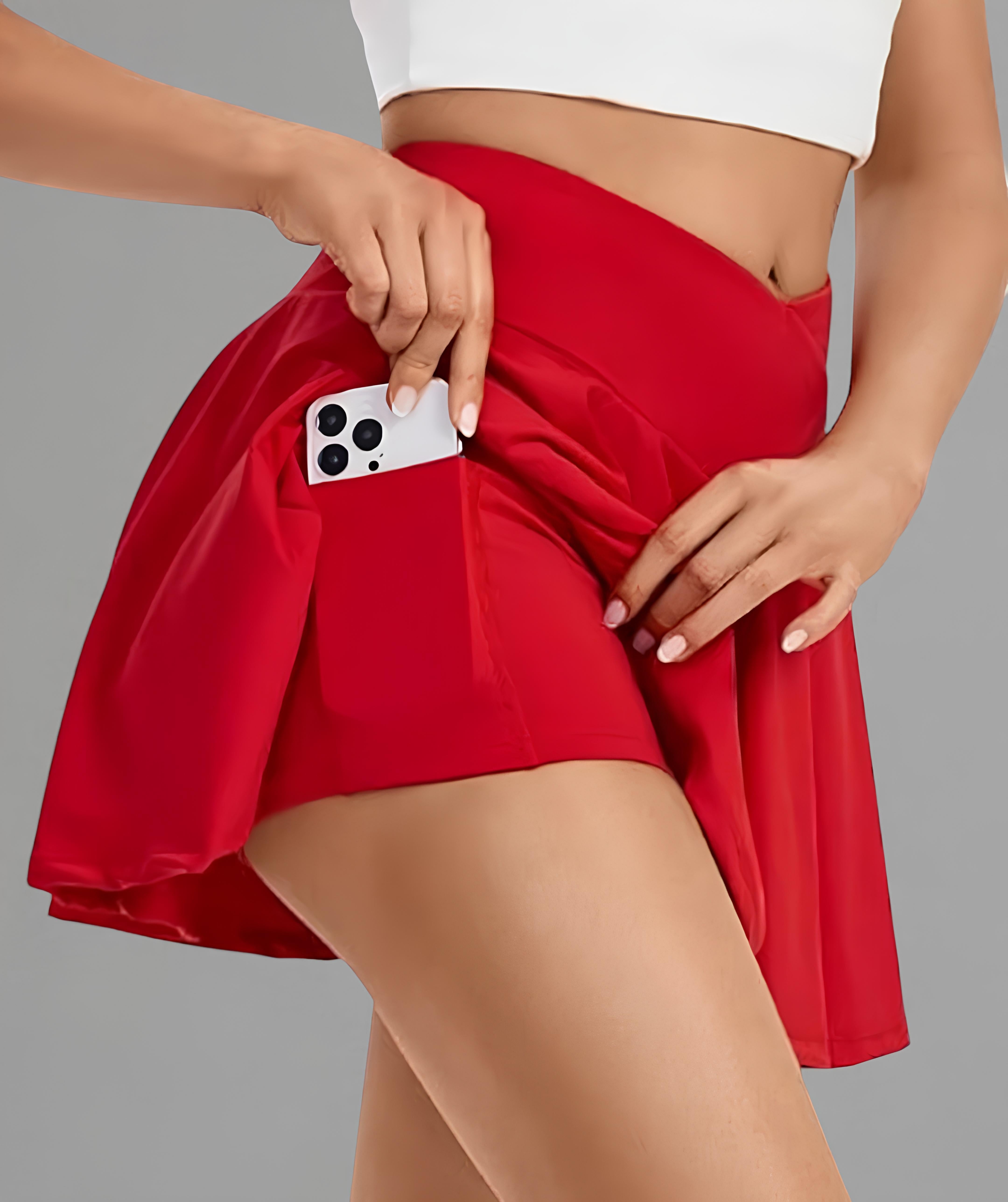 Florence – Gonna sportiva a vita alta con tasche