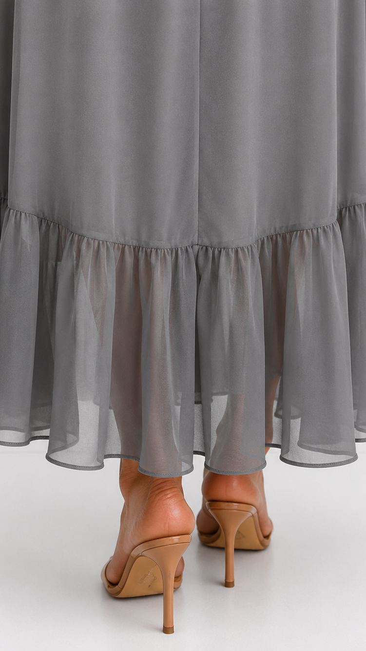 VITTORIA COMO | ABITO IN CHIFFON WRAP DA DONNA