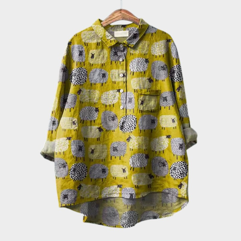 VIOLETTA | Blusa Oversize Floreale dal Comfort Assoluto per le Giornate di Sole