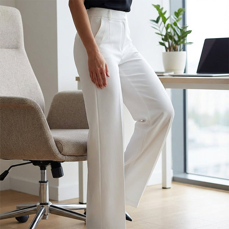 VITTORIA COMO | PANTALONI A VITA ALTA DA DONNA