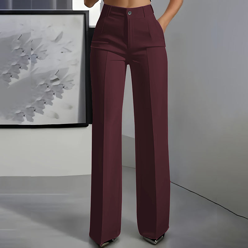 VITTORIA COMO | PANTALONI A VITA ALTA DA DONNA