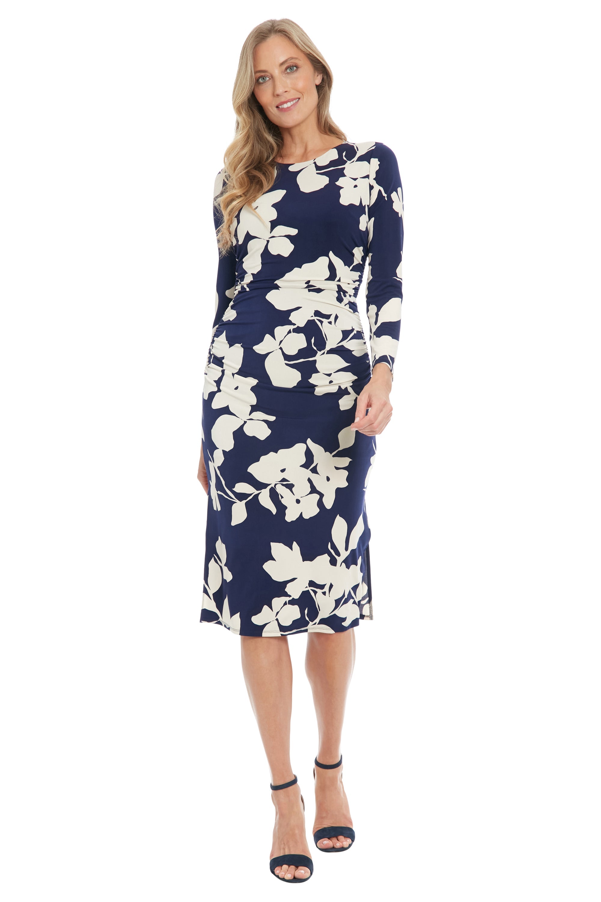 Brielle – Abito midi arricciato elegante