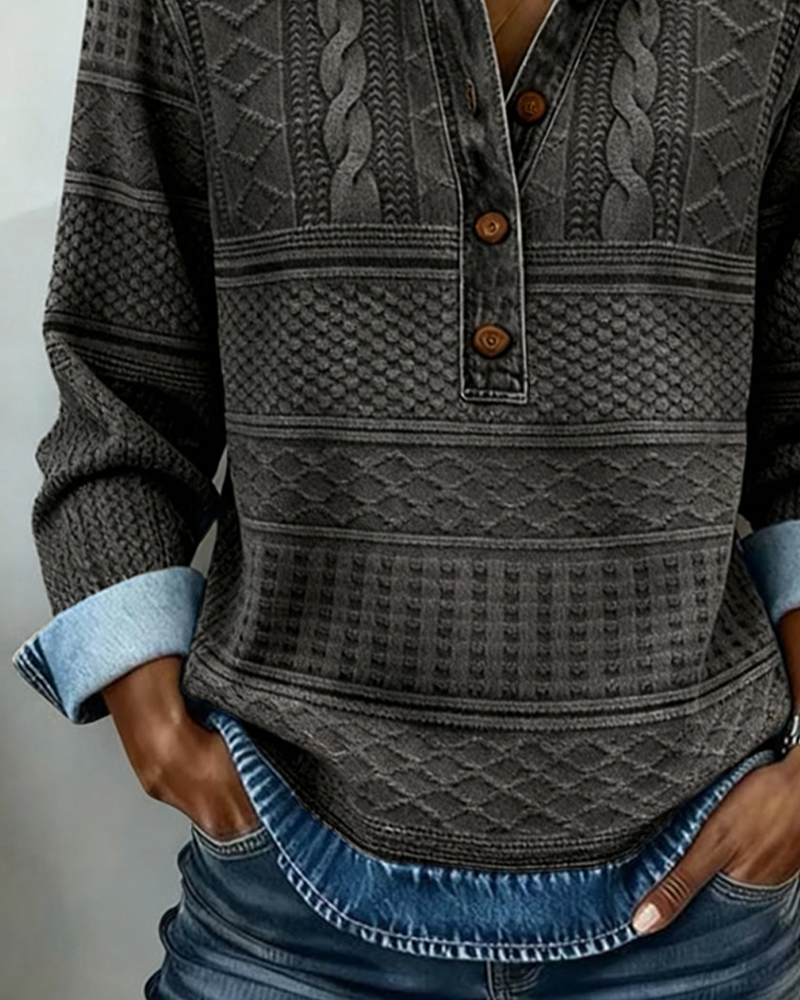 VITTORIA COMO | CAMICIA EFFETTO DENIM DA DONNA