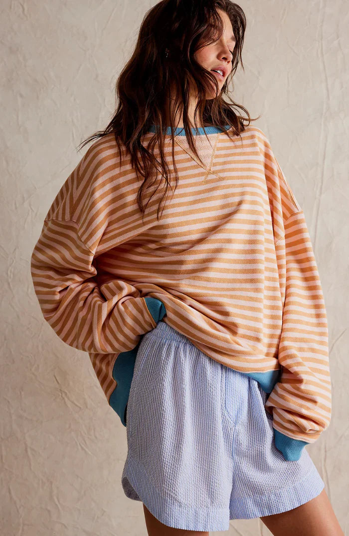 MAGLIONE OVERSIZE A RIGHE