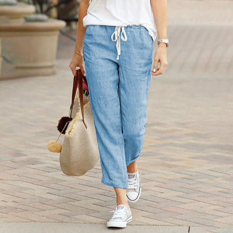 VITTORIA COMO | PANTALONI DRITTI QUOTIDIANI DA DONNA